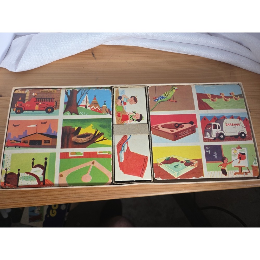 Vintage GO-TOGETHER LOTTO  Edition No.121  Ed-U-Cards COMPLETE from 1959